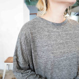 TRAVAIL MANUEL(トラバイユマニュアル)  リネン天竺 L/S プルオーバー(2023)