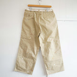 MASTER&CO(マスターアンドコー) CHINO CUT OFF WITH PAINT(MC729P)(ベージュ)