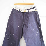MASTER&CO(マスターアンドコー) CHINO CUT OFF WITH PAINT(MC729P)(ネイビー)