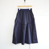 Commencement(コメンスメント)Nylon tiered skirt  c-287