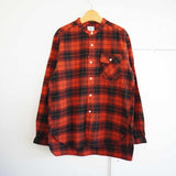 STANDARD SHIRT(スタンダードシャツ) Band Collar Check Shirt