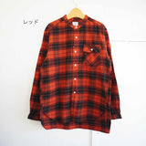 STANDARD SHIRT(スタンダードシャツ) Band Collar Check Shirt