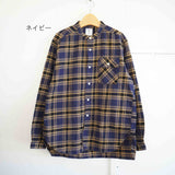 STANDARD SHIRT(スタンダードシャツ) Band Collar Check Shirt