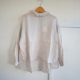 Gauze#(ガーゼ) ダブルフリル スカラップカラー ブラウス(G988)