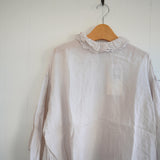 Gauze#(ガーゼ) ダブルフリル スカラップカラー ブラウス(G988)