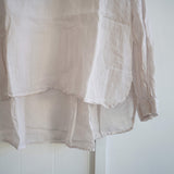 Gauze#(ガーゼ) ダブルフリル スカラップカラー ブラウス(G988)