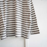 prit(プリット)  ボーダークルーネック ビッグTシャツ(P90525)