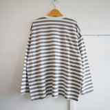 prit(プリット)  ボーダークルーネック ビッグTシャツ(P90525)