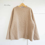 TIGRE BROCANTE(ティグルブロカンテ) ウールパイル ボトルネックロングスリーブ