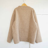 TIGRE BROCANTE(ティグルブロカンテ) ウールパイル ボトルネックロングスリーブ