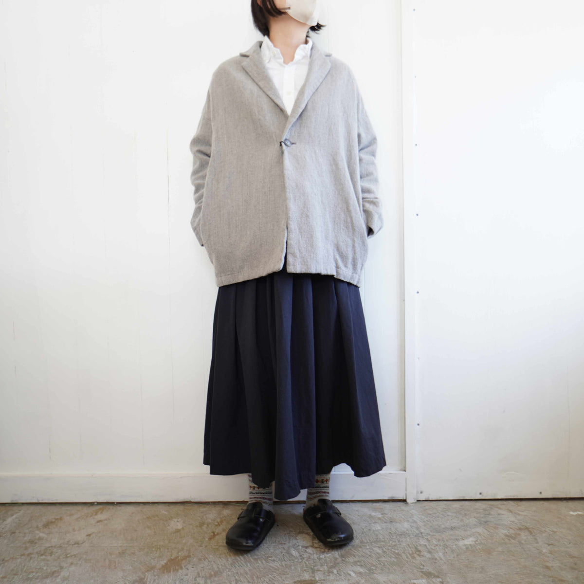 TRAVAIL MANUEL(トラバイユマニュアル) W/Lミルド ラスティックJKT