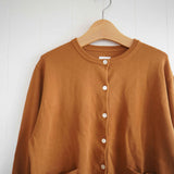 Gauze#(ガーゼ) ギャザースリーブ ニットカーディガン(G1033)