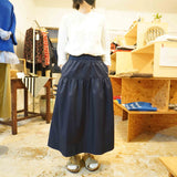 Commencement(コメンスメント)Nylon tiered skirt  c-287