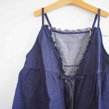 Gauze#(ガーゼ) ライトデニム カシュクールキャミソール(G1056)