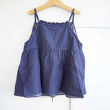 Gauze#(ガーゼ) ライトデニム カシュクールキャミソール(G1056)