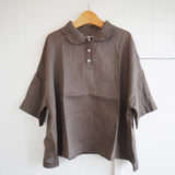 LABORATORY(ラボレイトリー) リネンスザンヌプルブラウス(LA375)