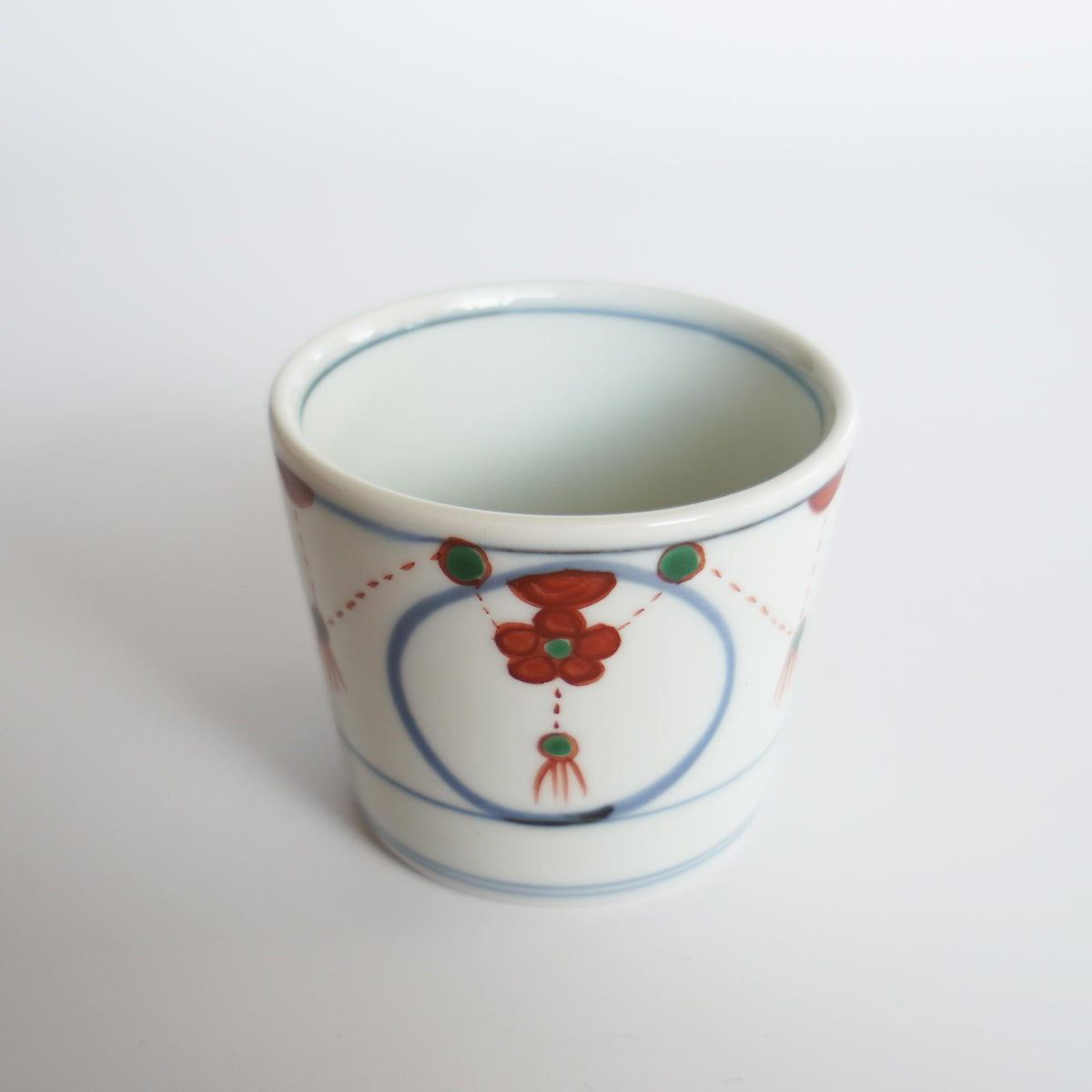 Antique ホビー・楽器・アート 村田森 初期伊万里 しのぎ杯 猪口