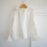 Gauze#(ガーゼ) アンティークレース フリル2wayブラウス(G1071)