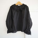 Gauze#(ガーゼ) アンティークレース フリル2wayブラウス(G1071)