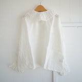 Gauze#(ガーゼ) アンティークレース フリル2wayブラウス(G1071)