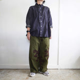 LABORATORY(ラボレイトリー) デニムフリルブラウス(LA420)