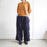 Gauze#(ガーゼ) ギャザースリーブ ニットカーディガン(G1033)