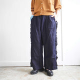 Gauze#(ガーゼ) インディゴ ビビアンパンツ(G1026)