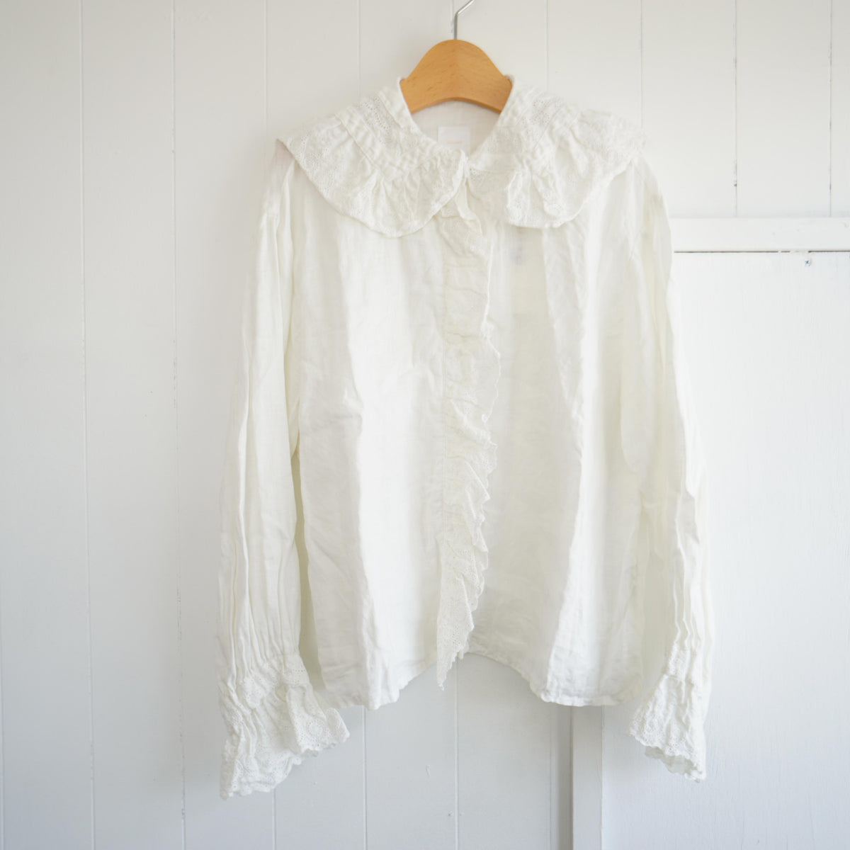 Gauze#(ガーゼ) ameri アンティークフリルブラウス（G1160） – Rico