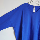 to touch(トゥータッチ) スーピマコットン裏毛 ワイドTシャツ(無地)