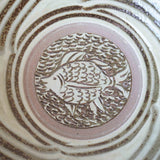 Yachimun Pottery Studio Insect Sound Shaku Plate (Fish)