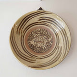 Yachimun Pottery Studio Insect Sound Shaku Plate (Fish)