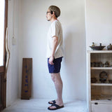 Arvor Maree(アルボマレー) ボーダーポケットTシャツ(NT/GY)