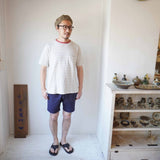 Arvor Maree(アルボマレー) ボーダーポケットTシャツ(NT/GY)