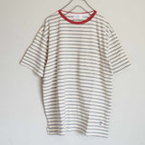 Arvor Maree(アルボマレー) ボーダーポケットTシャツ(NT/GY)
