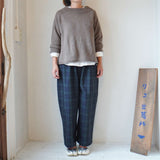 TRAVAIL MANUEL(トラバイユマニュアル)  T/Cチェック レイバーパンツ(502001)