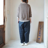 TRAVAIL MANUEL(トラバイユマニュアル)  T/Cチェック レイバーパンツ(502001)