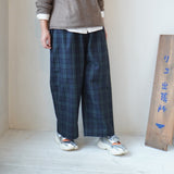 TRAVAIL MANUEL(トラバイユマニュアル)  T/Cチェック レイバーパンツ(502001)