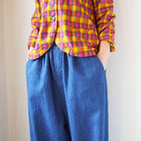 Kelen Side flare blouse (lkl20hbl8)