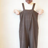 prit(プリット) ニット細コール ビッグタックサロペット(P90216)