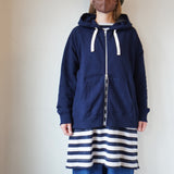 NATURAL LAUNDRY(ナチュラルランドリー) ヴィンテージ裏毛ZIPパーカー(7215C-004)