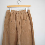 TRAVAIL MANUEL(トラバイユマニュアル)  パフコールクルーパンツ (512013)