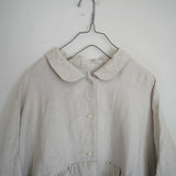 Gauze#(ガーゼ) ラウンドカラーチュニックブラウス(G684)