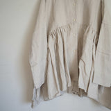 Gauze#(ガーゼ) ラウンドカラーチュニックブラウス(G684)