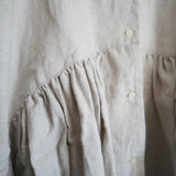 Gauze#(ガーゼ) ラウンドカラーチュニックブラウス(G684)