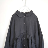 Gauze#(ガーゼ) ラウンドカラーチュニックブラウス(G684)