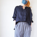 Kelen Side flare blouse (lkl20hbl8)