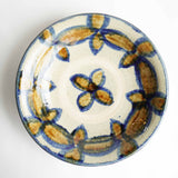 やちむん 榮一工房 7寸皿 花紋