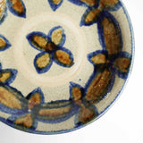 やちむん 榮一工房 7寸皿 花紋