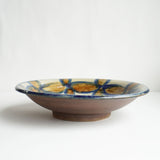 やちむん 榮一工房 7寸皿 花紋