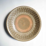 やちむん 榮一工房 7寸皿(象嵌)